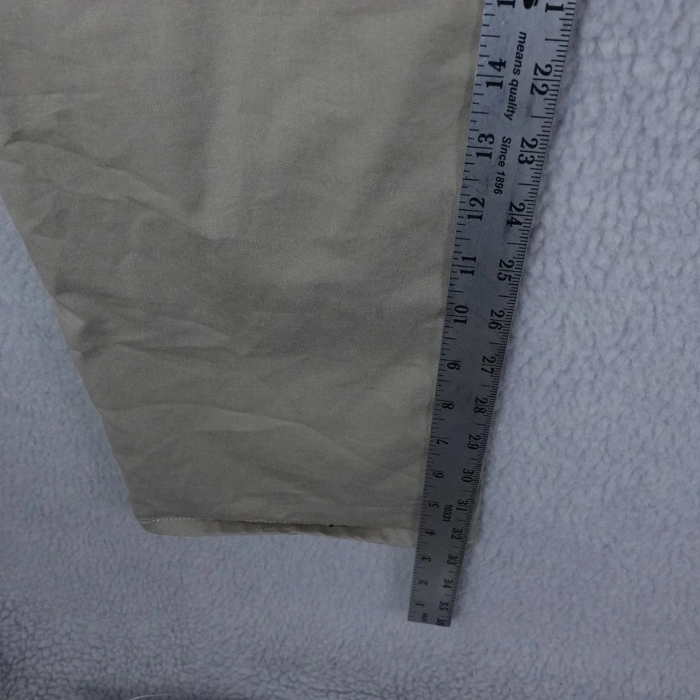 AG Adriano Goldschmied Everett Slim Straight Khaki Pants Tan Mens 38x32 Italian